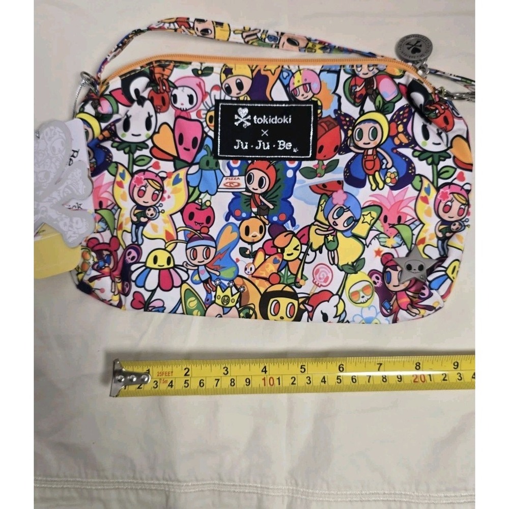 Tokidoki JuJuBe Women's Clutch Purse Shoulder Bag Colorful All Over Print - Picture 2 of 6